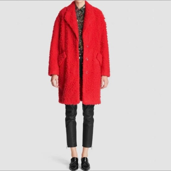 Unisex Coach orange Teddy coat - Picture 6 of 6